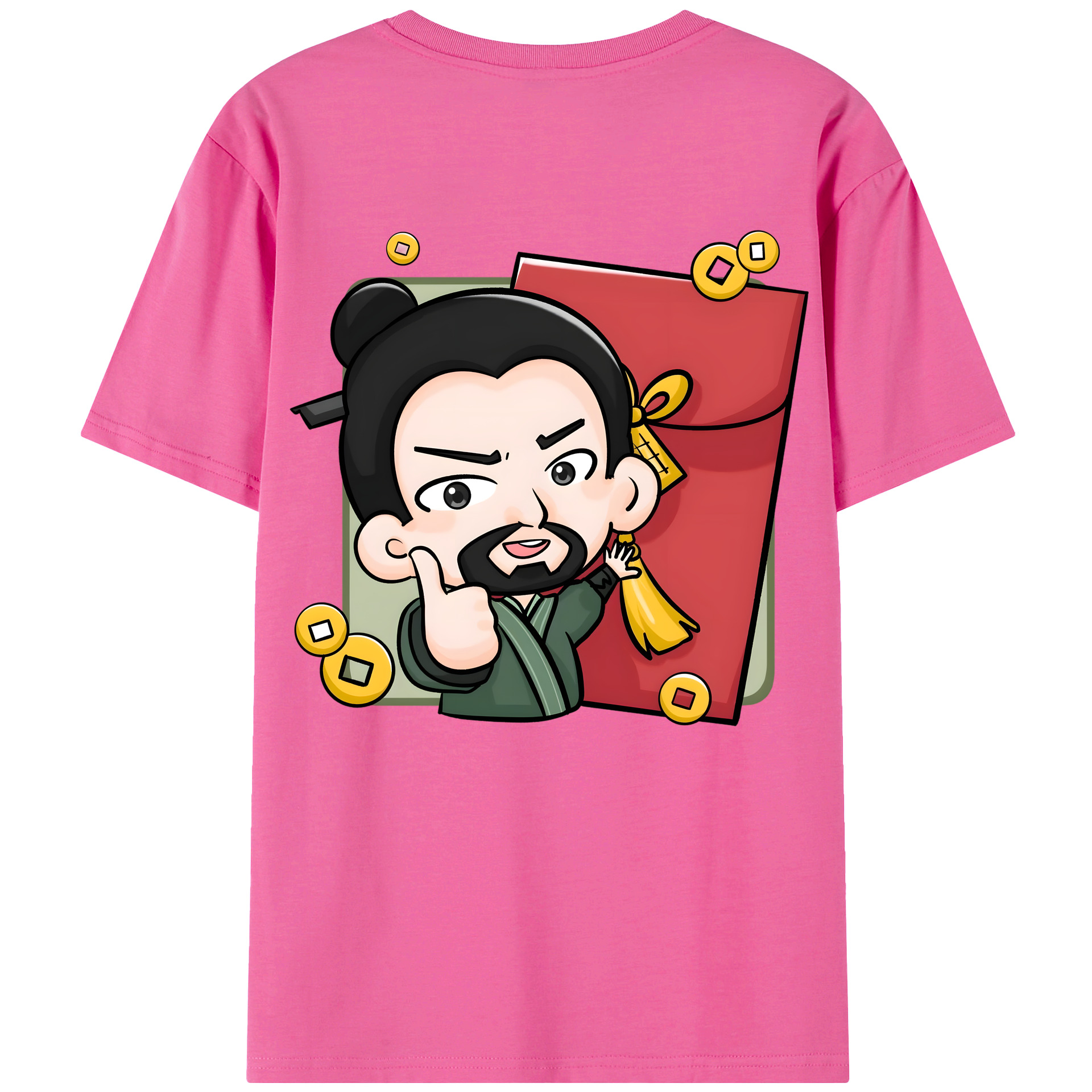 （画像用） Ne Zha 2 ナタ 魔童の大暴れ レディース半袖Tシャツ(バックプリント)